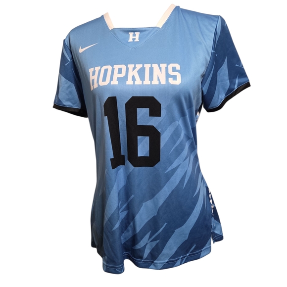 Nike Tops - NWOT Blue Hopkins Lacrosse Jersey